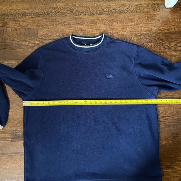 The North Face Men’s Navy Fleece Pullover Large - Picture 14 of 15